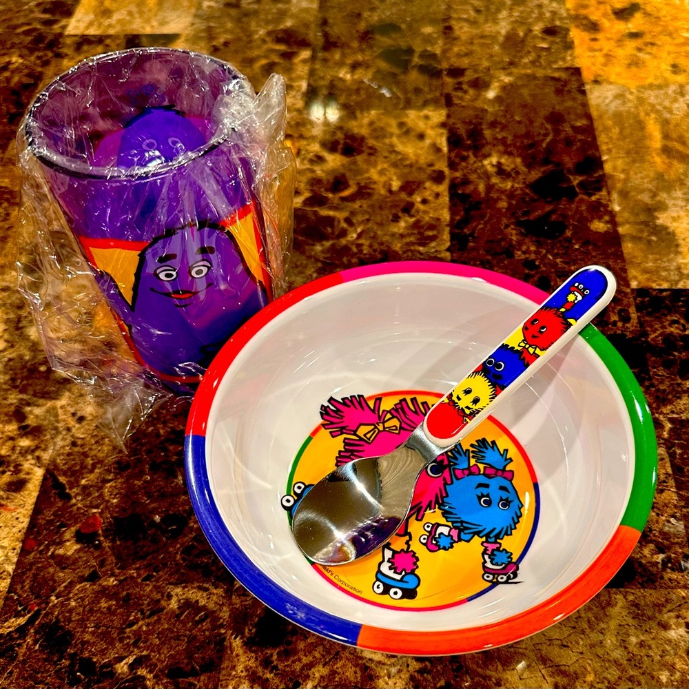 Very rare vintage McDonald’s plate/cup set!